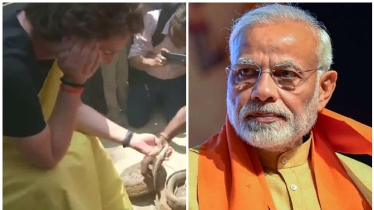 ഇന്ത്യയെ പാമ്പാട്ടികളുടെ നാടായി കോണ്ഗ്രസ് ചിത്രീകരിക്കുന്നു; മോദി ഇന്ത്യയെ പാമ്പാട്ടികളുടെ നാടായി കോണ്ഗ്രസ് ചിത്രീകരിക്കുന്നു; മോദി