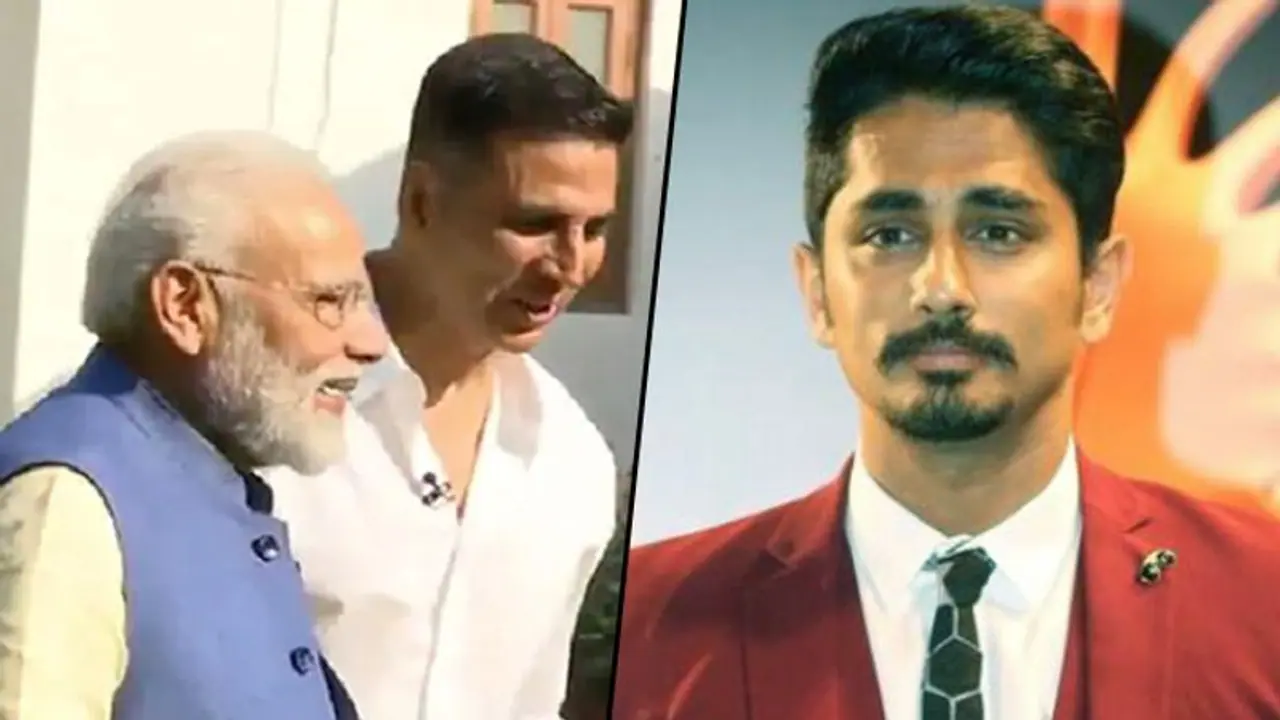 Tamil actor Siddharth takes dig at Akshay Kumar over 'non political' interview with PM