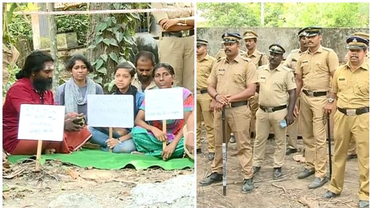 ശാന്തിവനം; പൊലീസ് സുരക്ഷയിൽ പൈലിംഗ്, ഭീഷണിപ്പെടുത്തുന്നുവെന്ന് സംരക്ഷണ സമിതി ശാന്തിവനം; പൊലീസ് സുരക്ഷയിൽ പൈലിംഗ്, ഭീഷണിപ്പെടുത്തുന്നുവെന്ന് സംരക്ഷണ സമിതി