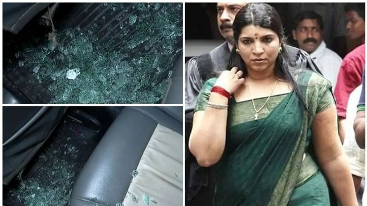 Amethi Lok Sabha candidate Saritha Nair's car attacked in Kerala