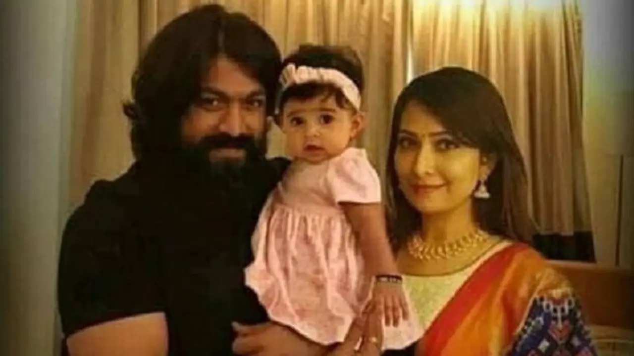 Sandalwood Star Couple Yash Radhika reveal first picture of daughter