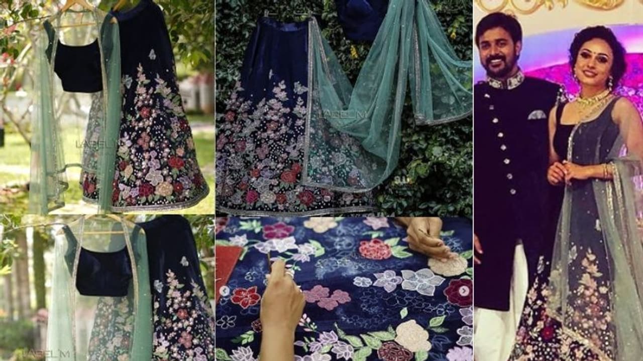 വിവാഹ സത്കാരത്തിന് ധരിച്ച ആ മനോഹരമായ ലഹങ്കയില് അതിസുന്ദരിയായി പേളി വിവാഹ സത്കാരത്തിന് ധരിച്ച ആ മനോഹരമായ ലഹങ്കയില് അതിസുന്ദരിയായി പേളി