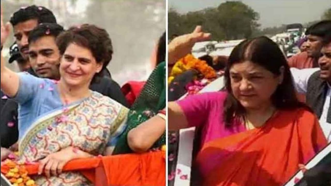 ಮುಖಾಮುಖಿಯಾದರೂ ಪ್ರಿಯಾಂಕಾ, ಮನೇಕಾ ಗಾಂಧಿ ಮಾತುಕತೆ ಇಲ್ಲ