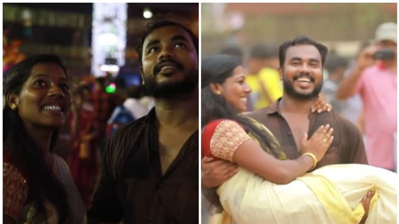 പൂരത്തിനിടയില്‍ വീണ്ടും താരമായി സേവ് ദ ഡേറ്റ് വീഡിയോ; മറന്നിട്ടില്ലെന്ന് സോഷ്യല്‍ മീഡിയ