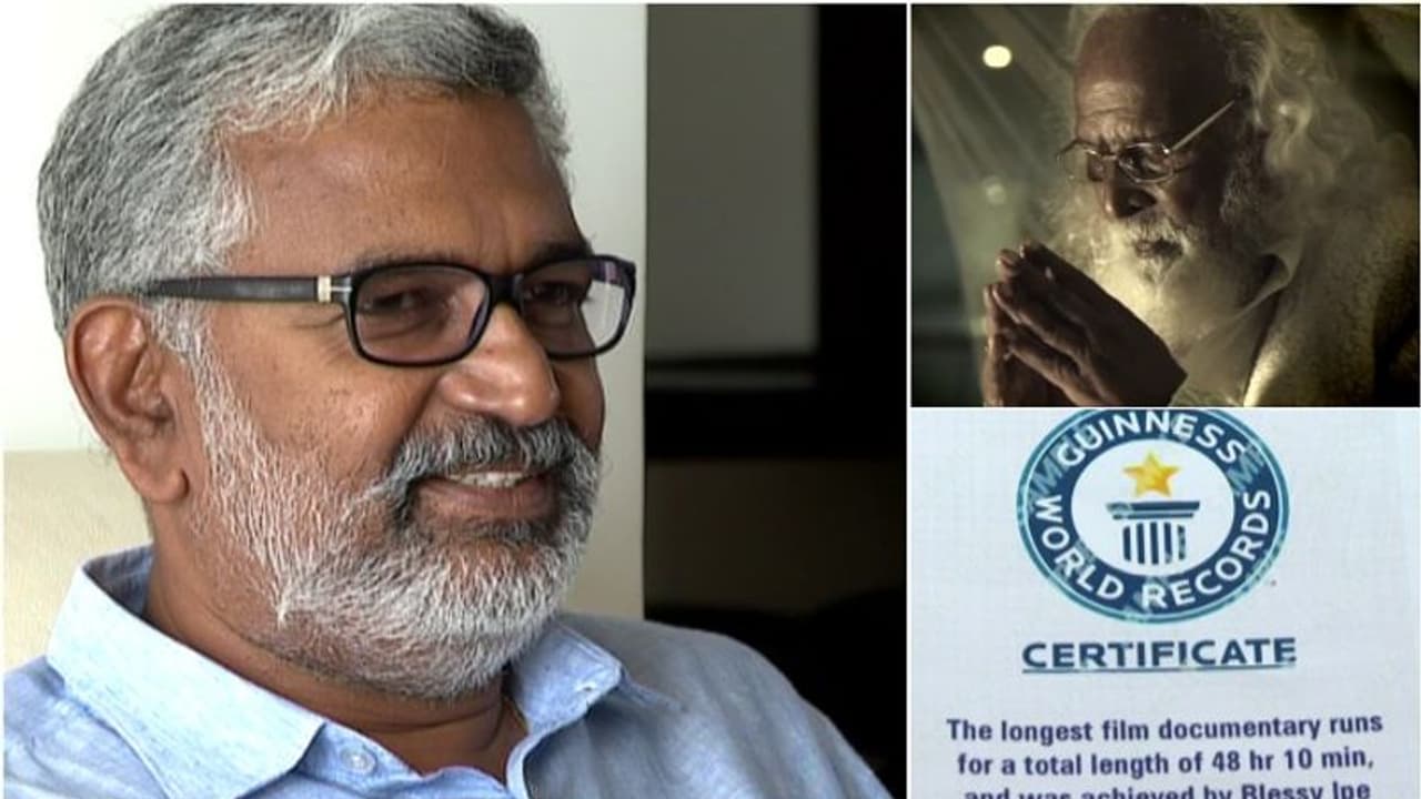 48 മണിക്കൂർ ഡോക്യുമെന്ററി: ഗിന്നസ് റെക്കോഡിന്റെ നിറവിൽ ബ്ലെസി 48 മണിക്കൂർ ഡോക്യുമെന്ററി: ഗിന്നസ് റെക്കോഡിന്റെ നിറവിൽ ബ്ലെസി