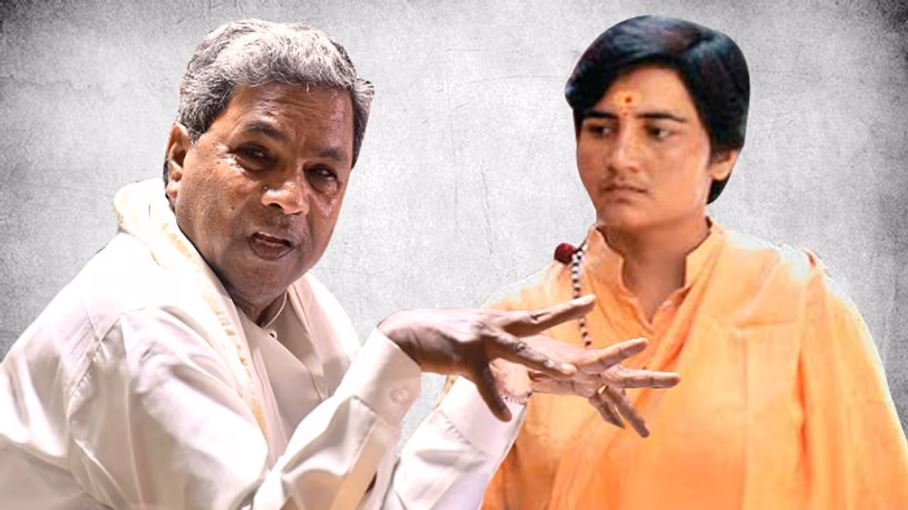 Siddaramaiah lashes out at Sadhvi Pragya Singh Thakur; calls her 'terrorist' Siddaramaiah lashes out at Sadhvi Pragya Singh Thakur; calls her 'terrorist'