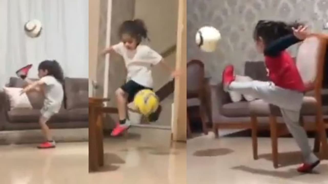 4ರ ಪೋರನ ಫುಟ್ಬಾಲ್ ಆಟಕ್ಕೆ ಮನಸೋತ ಮಹೀಂದ್ರ ಮಾಲೀಕ!