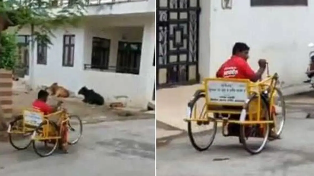 Zomato ಫುಡ್ ಡೆಲಿವರಿ ಮಾಡುವ ವಿಶೇಷ ಚೇತನ: ವೀಡಿಯೋ ಫುಲ್ ವೈರಲ್ Zomato ಫುಡ್ ಡೆಲಿವರಿ ಮಾಡುವ ವಿಶೇಷ ಚೇತನ: ವೀಡಿಯೋ ಫುಲ್ ವೈರಲ್