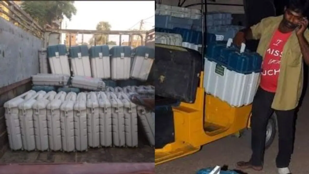 நைட்டோட நைட்டா ஓட்டு மெஷினை தூக்கிட்டாங்க... தேர்தல் ஆணையத்திடம் கதறும் திமுக..! நைட்டோட நைட்டா ஓட்டு மெஷினை தூக்கிட்டாங்க... தேர்தல் ஆணையத்திடம் கதறும் திமுக..!