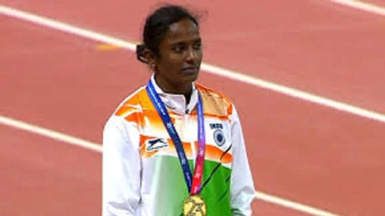 ಡೋಪಿಂಗ್ನಲ್ಲಿ ಸಿಕ್ಕಿಬಿದ್ದ ಗೋಮತಿ ಮಾರಿಮುತ್ತು ಡೋಪಿಂಗ್ನಲ್ಲಿ ಸಿಕ್ಕಿಬಿದ್ದ ಗೋಮತಿ ಮಾರಿಮುತ್ತು