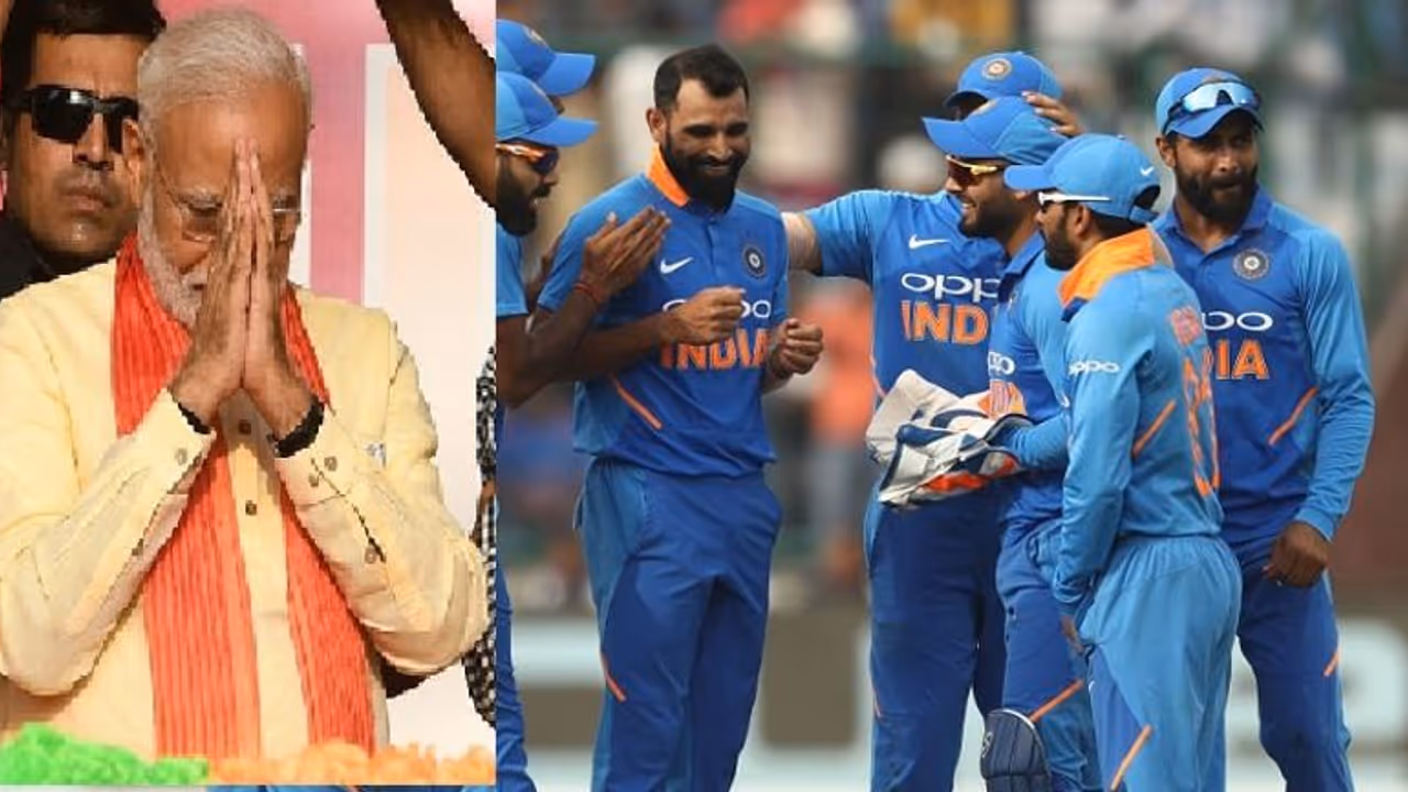 ಪ್ರಧಾನಿ ಮೋದಿ ಅಭಿನಂದಿಸಿದ ಟೀಂ ಇಂಡಿಯಾ ಕ್ರಿಕೆಟರ್ಸ್! ಪ್ರಧಾನಿ ಮೋದಿ ಅಭಿನಂದಿಸಿದ ಟೀಂ ಇಂಡಿಯಾ ಕ್ರಿಕೆಟರ್ಸ್!