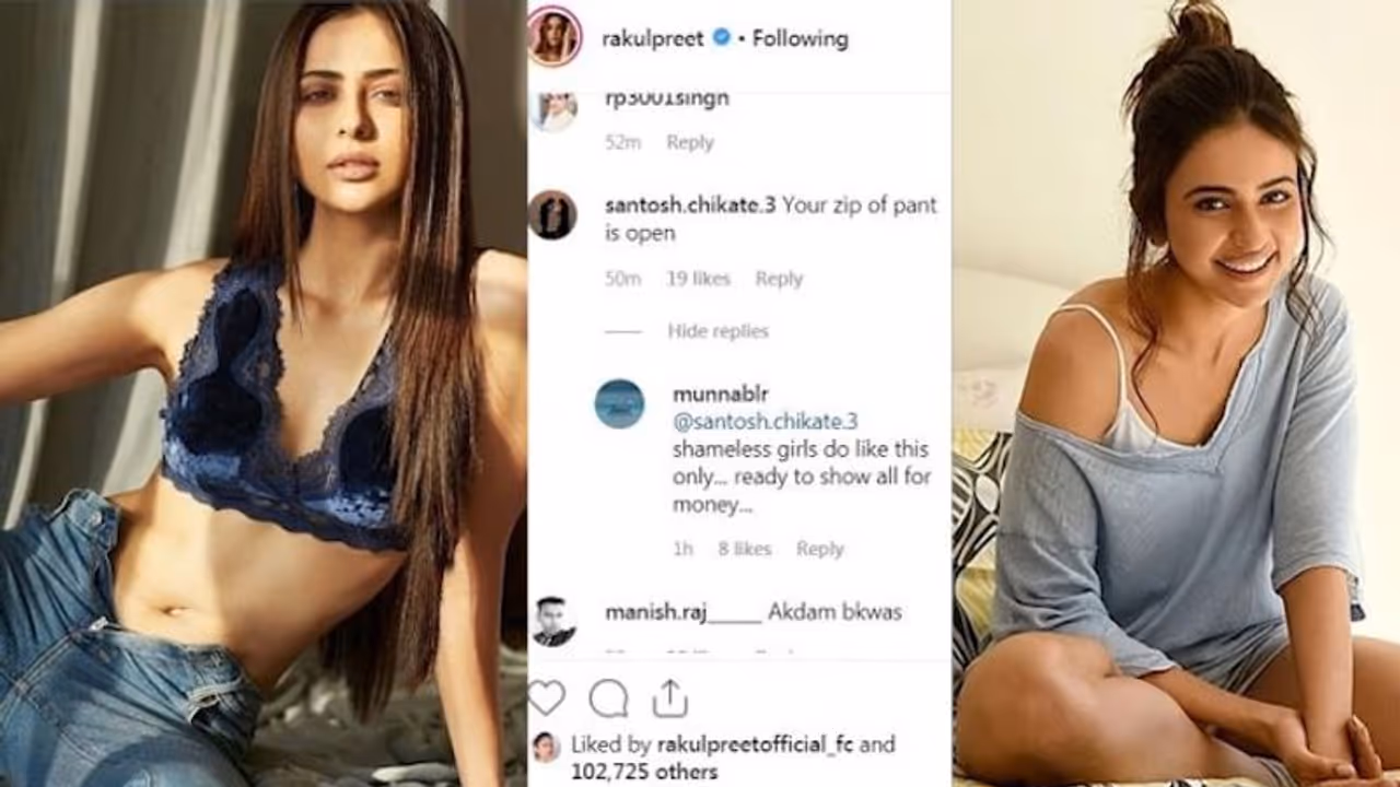 As Rakul Preet Singh shared unzipped jeans image, her fans ask 'is it girl power'