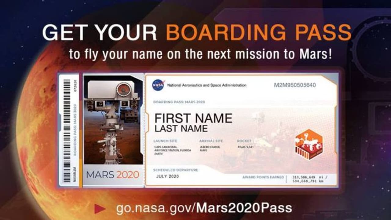 ಮಂಗಳದ ಮೇಲೆ ನಿಮ್ಮ ಹೆಸರು ಬರೆಯಬೇಕೆ? NASAದಿಂದ ಸುವರ್ಣಾವಕಾಶ!