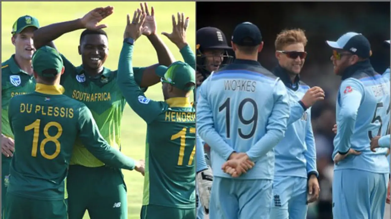 ವಿಶ್ವಕಪ್ 2019: ಇಲ್ಲಿದೆ ನೋಡಿ ಇಂಗ್ಲೆಂಡ್ ದಕ್ಷಿಣ ಆಫ್ರಿಕಾ ಸಂಭಾವ್ಯ ತಂಡ ವಿಶ್ವಕಪ್ 2019: ಇಲ್ಲಿದೆ ನೋಡಿ ಇಂಗ್ಲೆಂಡ್ ದಕ್ಷಿಣ ಆಫ್ರಿಕಾ ಸಂಭಾವ್ಯ ತಂಡ