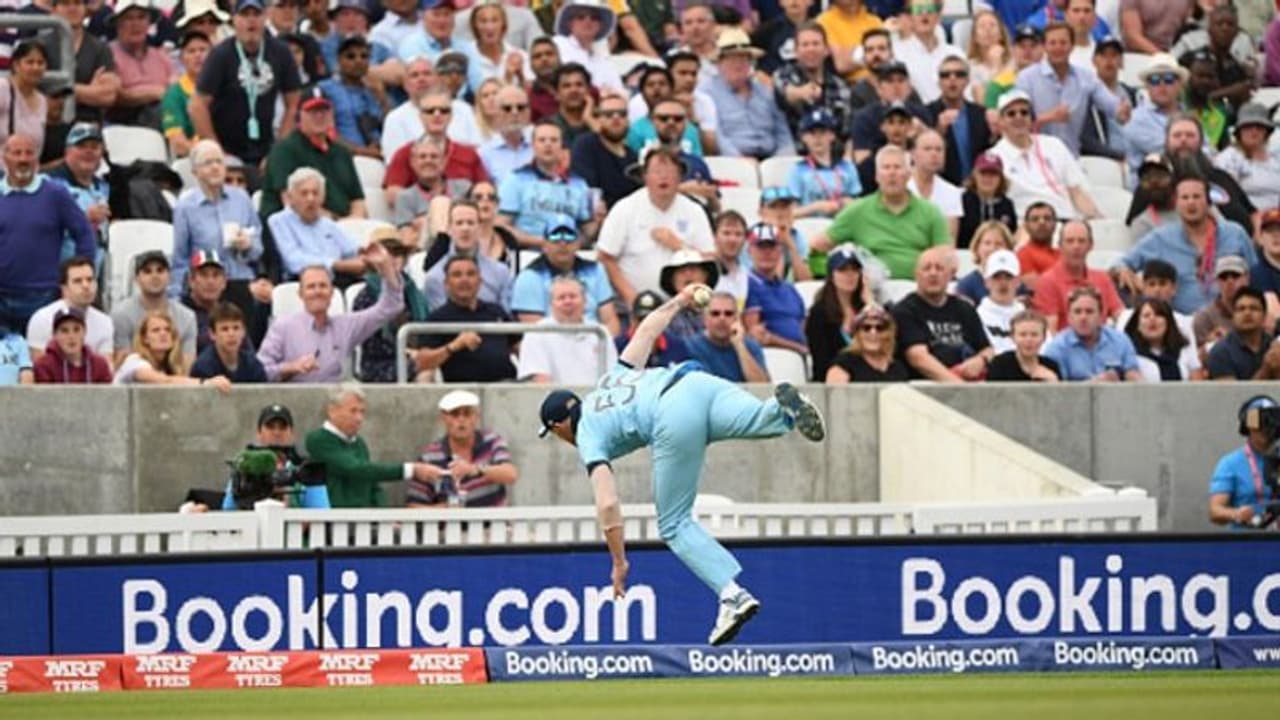 Watch: Ben Stokes takes 'best catch' at World Cup 2019; Twitterati laud England all rounder