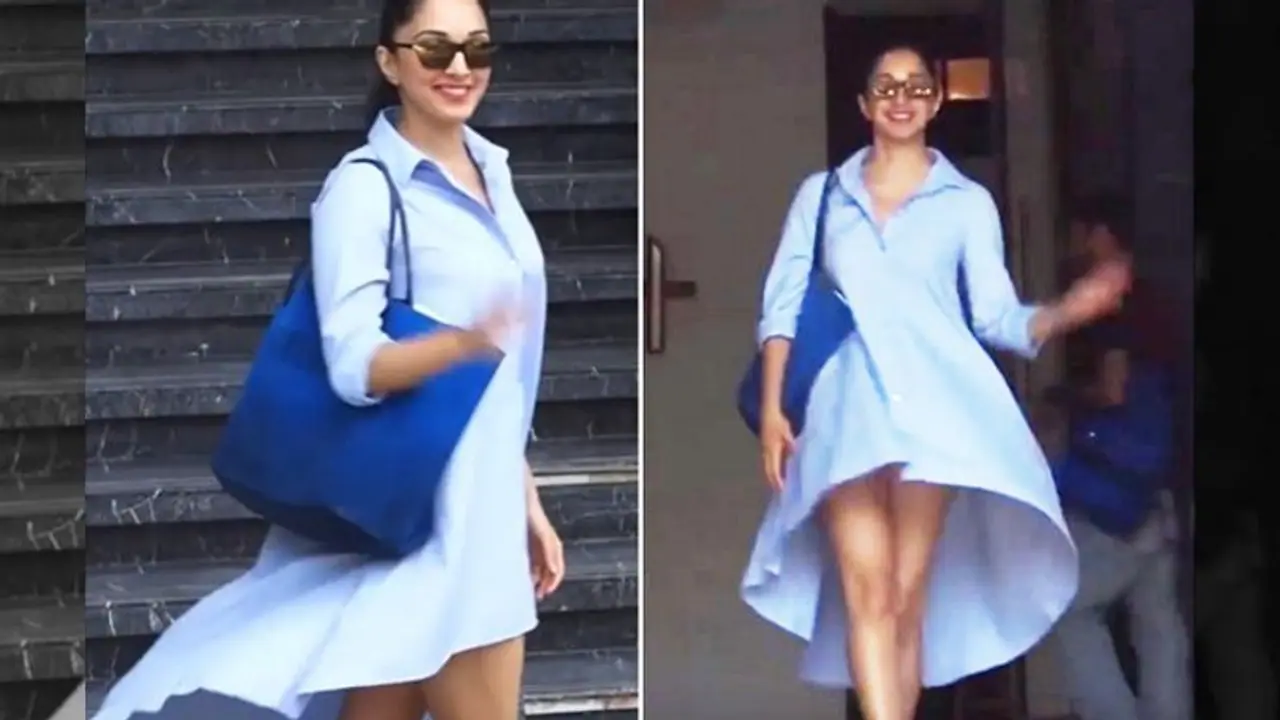 Kiara Advani almost suffers an oops moment (Video) Kiara Advani almost suffers an oops moment (Video)