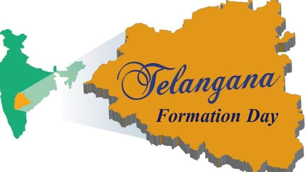 తెలంగాణలో ఘనంగా రాష్ట్ర అవతరణ వేడుకలు తెలంగాణలో ఘనంగా రాష్ట్ర అవతరణ వేడుకలు