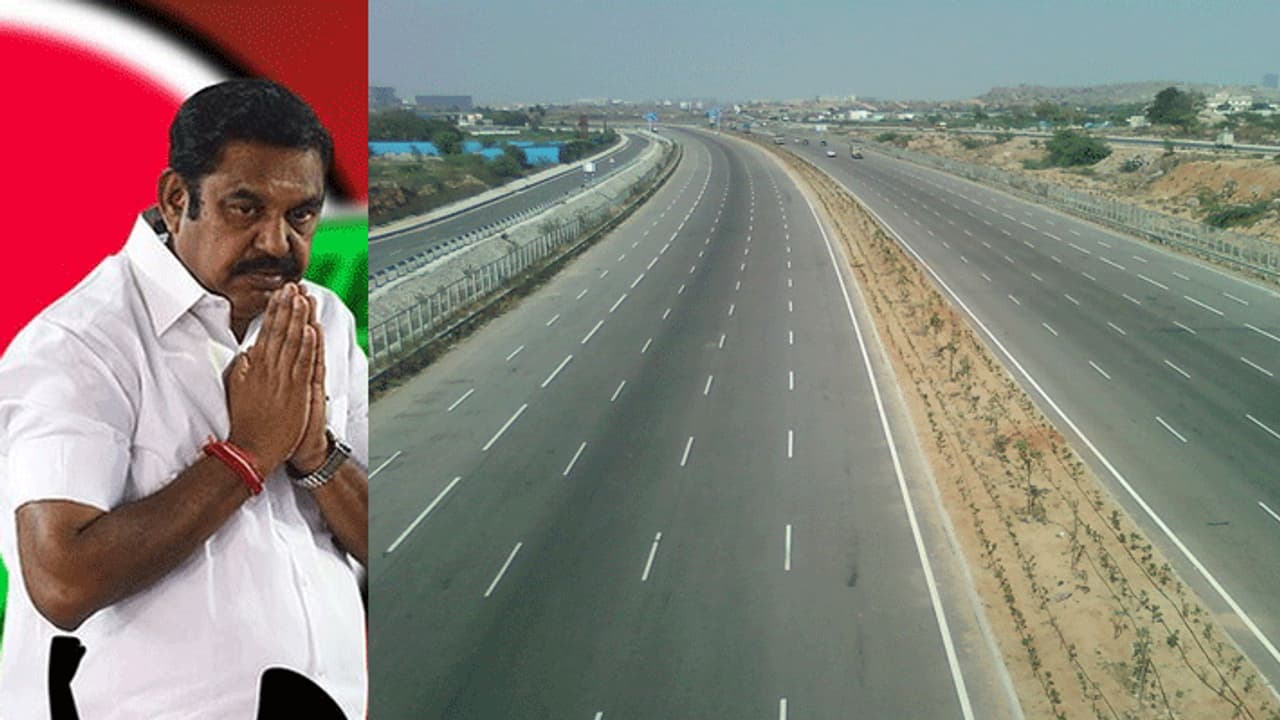 8 வழிச்சாலைக்காக யாருடைய நிலத்தையும் அடிச்சு பிடுங்க மாட்டோம்... சென்டிமென்டாக பேசிய முதல்வர்..! 8 வழிச்சாலைக்காக யாருடைய நிலத்தையும் அடிச்சு பிடுங்க மாட்டோம்... சென்டிமென்டாக பேசிய முதல்வர்..!