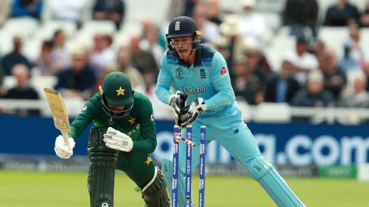 ವಿಶ್ವಕಪ್ 2019: ಧೋನಿ ರೀತಿ ಸ್ಟಂಪಿಂಗ್ ಮಾಡಿದ ಬಟ್ಲರ್!