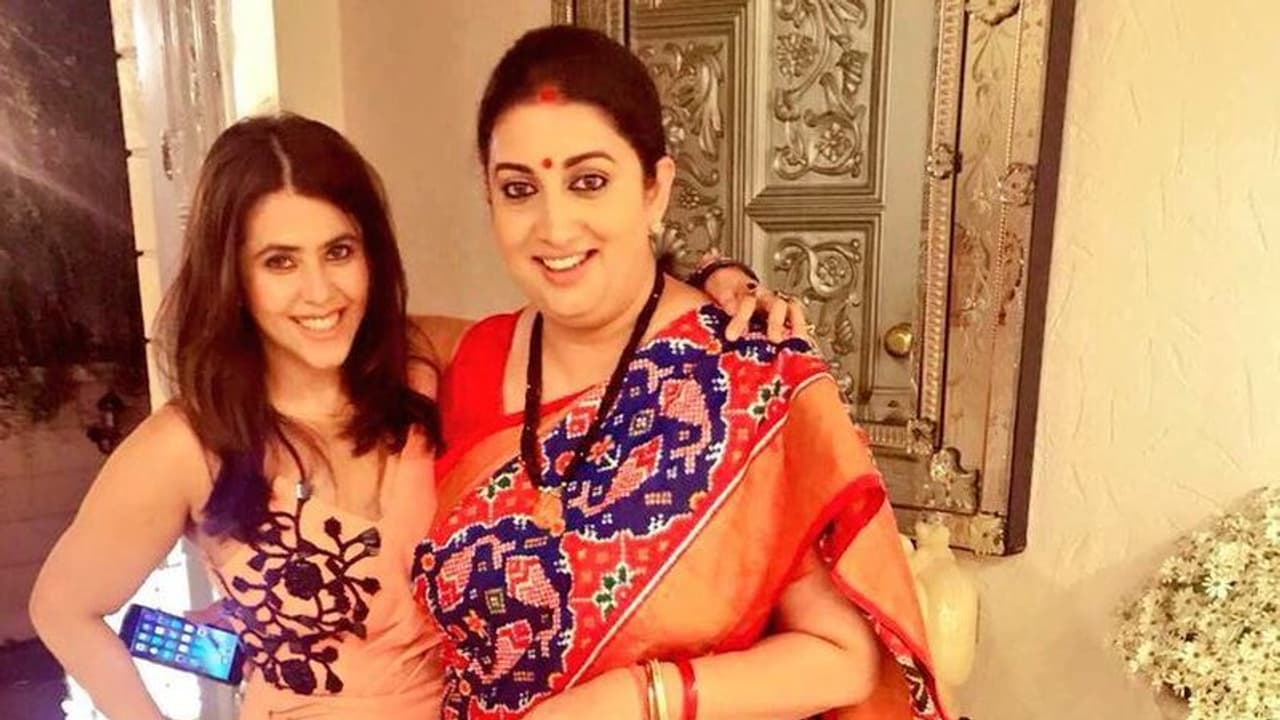 स्मृति ईरानी ने जन्मदिन पर एकता कपूर के लिए लिखी इमोशनल पोस्ट स्मृति ईरानी ने जन्मदिन पर एकता कपूर के लिए लिखी इमोशनल पोस्ट