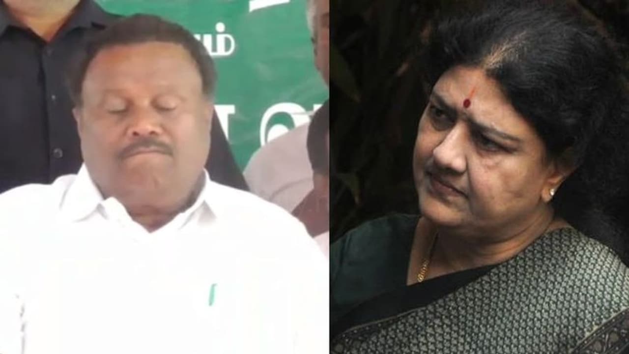 சசிகலா சிறையில் இருந்து வெளியே வந்தவுடன் வீட்டுக்குத்தான் செல்ல வேண்டும்... திண்டுக்கல் சீனிவாசன் செம கலாய்!! சசிகலா சிறையில் இருந்து வெளியே வந்தவுடன் வீட்டுக்குத்தான் செல்ல வேண்டும்... திண்டுக்கல் சீனிவாசன் செம கலாய்!!