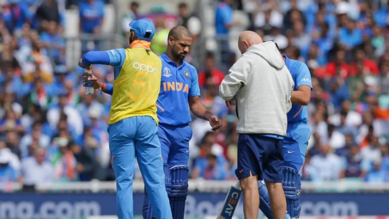 World Cup 2019: Injured Shikhar Dhawan will be under observation, says BCCI
