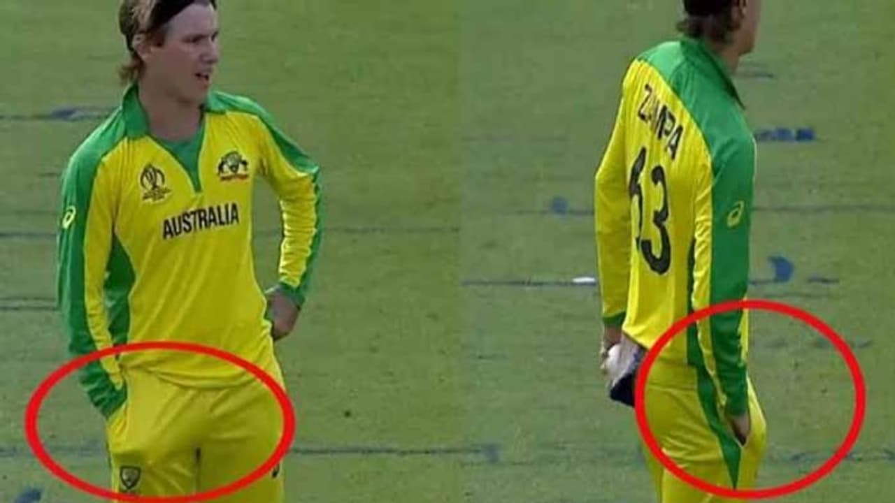 పదే పదే బంతి జేబులోకి తీసుకెళ్లి.. జంపా అనుమానాస్పద ప్రవర్తన పదే పదే బంతి జేబులోకి తీసుకెళ్లి.. జంపా అనుమానాస్పద ప్రవర్తన