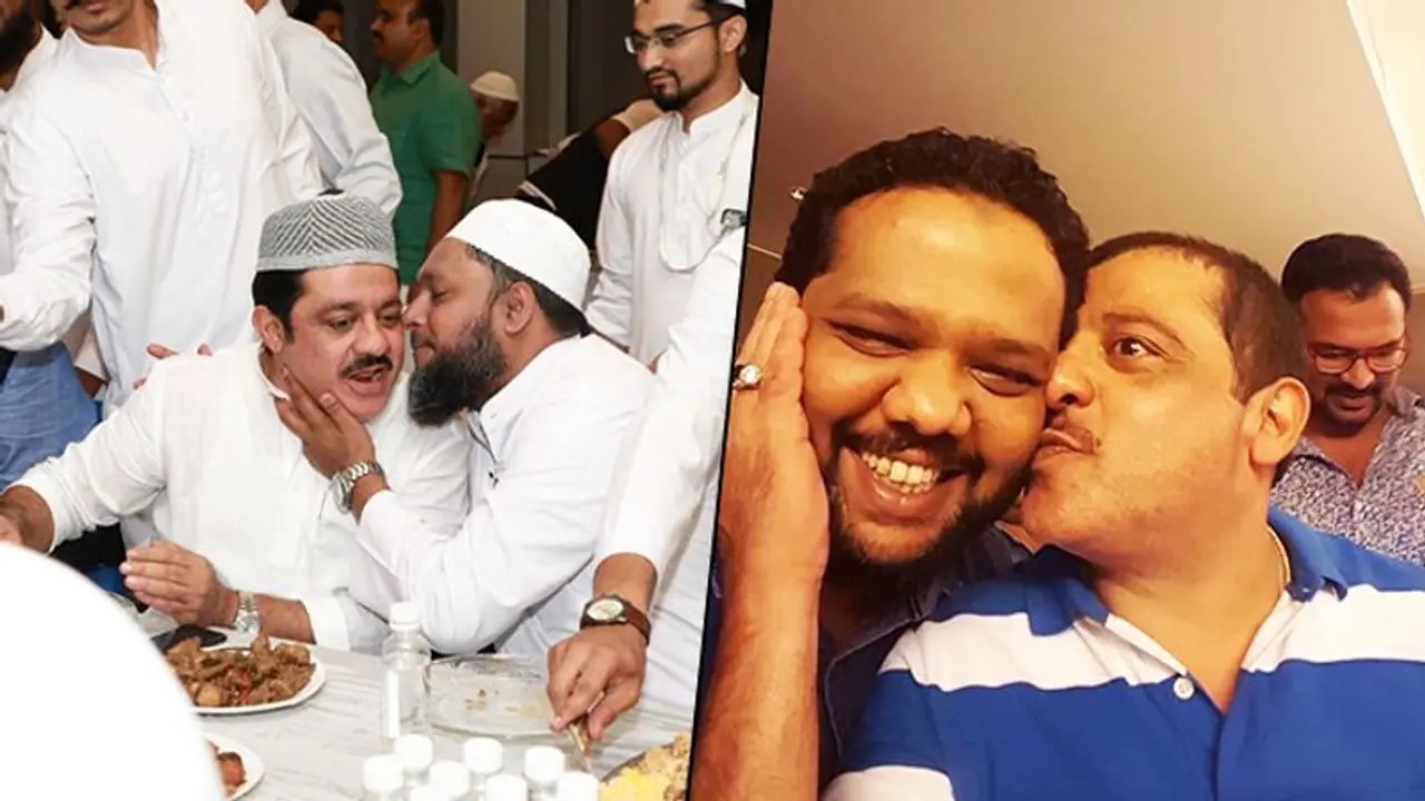 Congress leaders, owners of fraud firms get within kissing distance Congress leaders, owners of fraud firms get within kissing distance