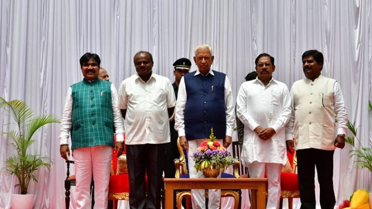 Karnataka coalition leaders skip oath taking ceremony, dissent widens in government Karnataka coalition leaders skip oath taking ceremony, dissent widens in government