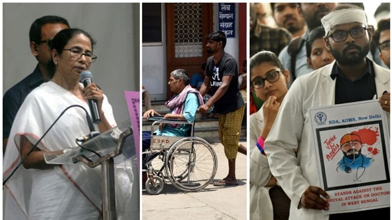 'ആവശ്യങ്ങൾ അംഗീകരിക്കാം, സമരം നിർത്തൂ', ഡോക്ടർമാരോട് മമതാ ബാനർജി 'ആവശ്യങ്ങൾ അംഗീകരിക്കാം, സമരം നിർത്തൂ', ഡോക്ടർമാരോട് മമതാ ബാനർജി