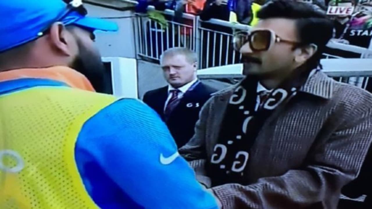 World Cup 2019 — India vs Pakistan: Did Mohammed Shami break rules to talk to actor Ranveer Singh?