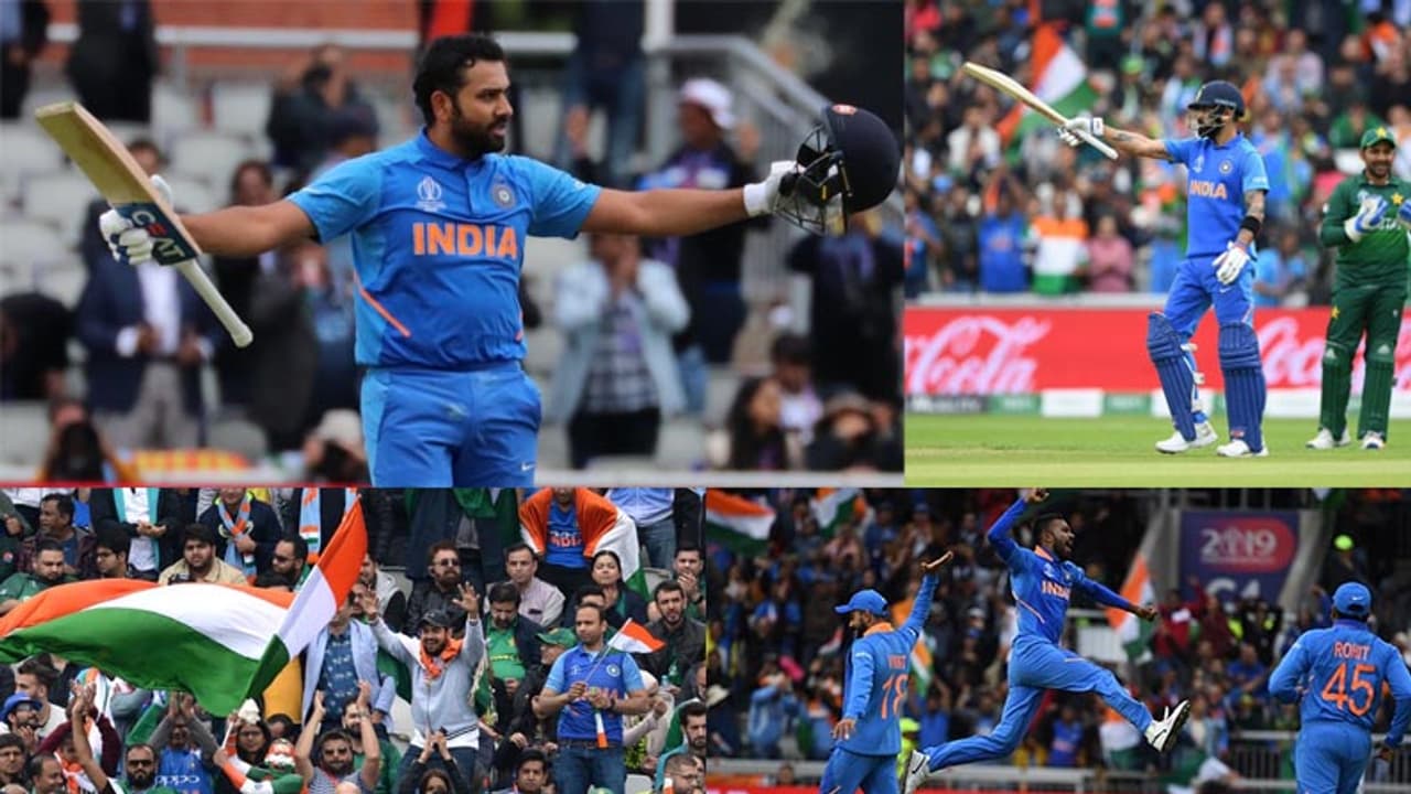 உலக கோப்பையில் 7வது முறையாக பாகிஸ்தானை அடித்து நொறுக்கி இந்திய அணி அபார வெற்றி உலக கோப்பையில் 7வது முறையாக பாகிஸ்தானை அடித்து நொறுக்கி இந்திய அணி அபார வெற்றி