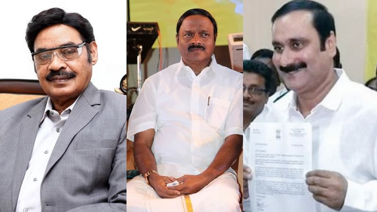 தாண்டவராயபுரம் ராமசாமி பச்சமுத்துவை வம்புக்கிழுத்த அன்புமணி... ஏசி சண்முகத்தையும் இழுத்துவிட்ட கொடுமை!! தாண்டவராயபுரம் ராமசாமி பச்சமுத்துவை வம்புக்கிழுத்த அன்புமணி... ஏசி சண்முகத்தையும் இழுத்துவிட்ட கொடுமை!!