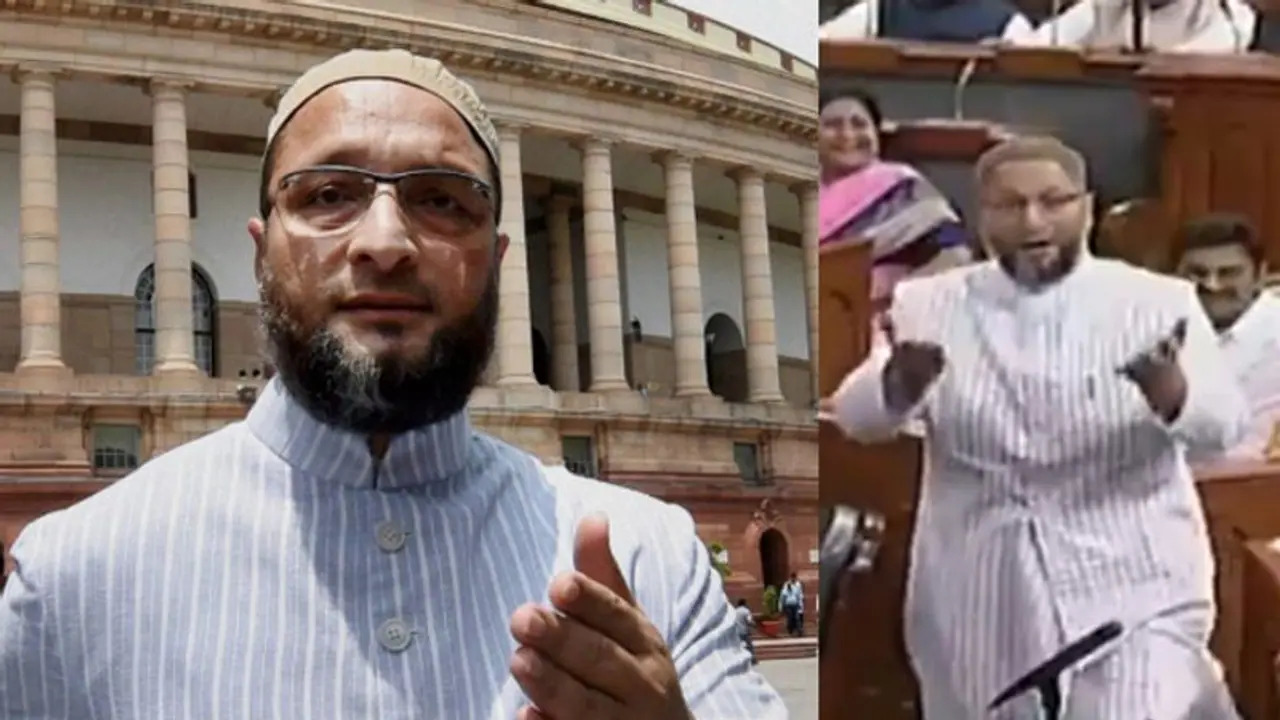 Asaduddin Owaisi takes oath as MPs chant 'Jai Shri Ram' in Lok Sabha