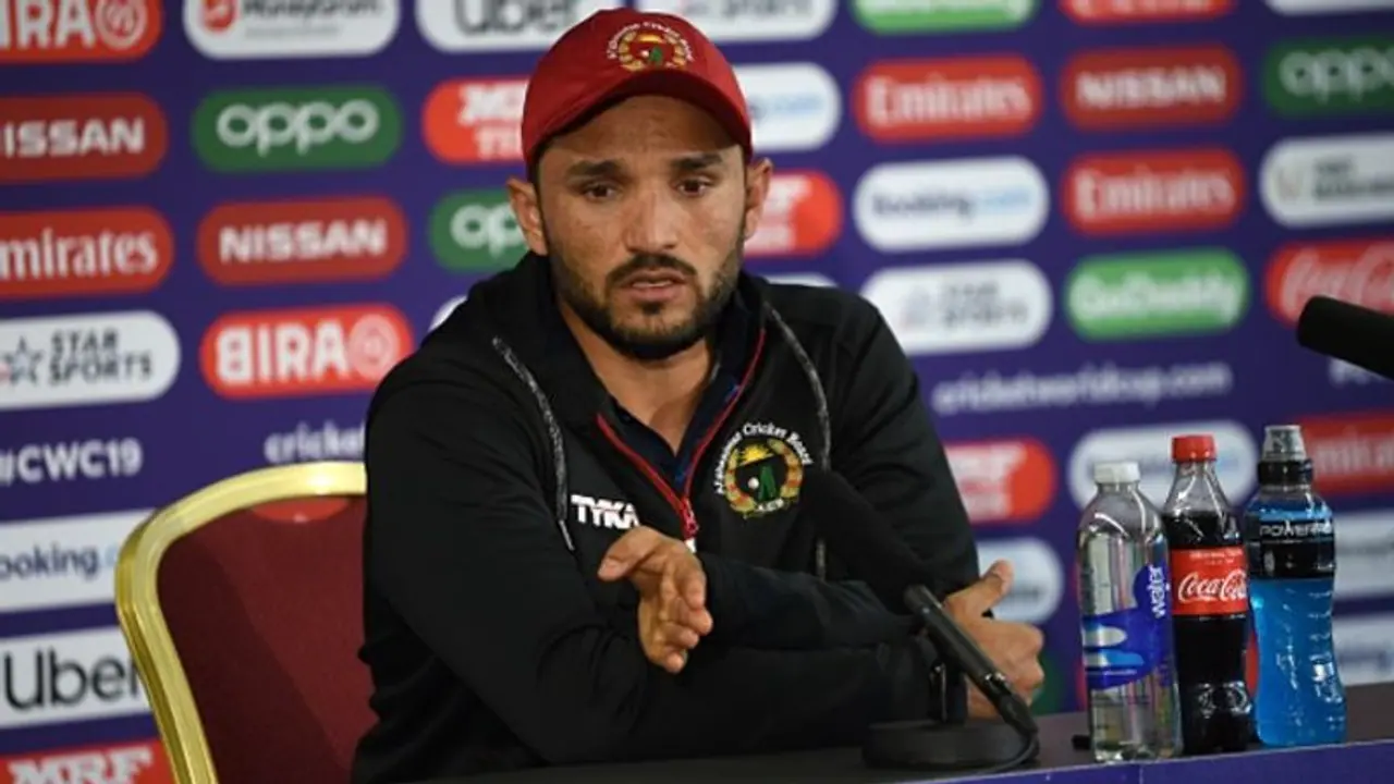 World Cup 2019: Gulbadin Naib threatens to walk out of press conference over 'altercation' questions World Cup 2019: Gulbadin Naib threatens to walk out of press conference over 'altercation' questions