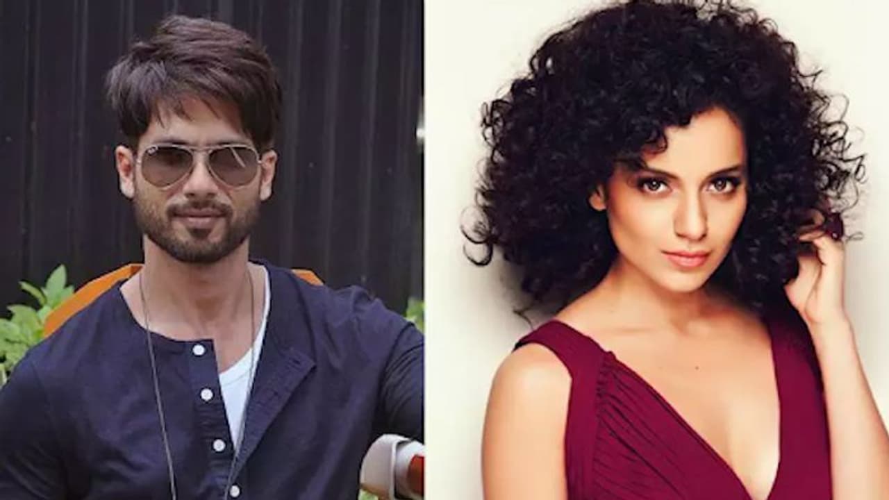Shahid Kapoor recalls muddy lip lock with Kangana Ranaut Shahid Kapoor recalls muddy lip lock with Kangana Ranaut