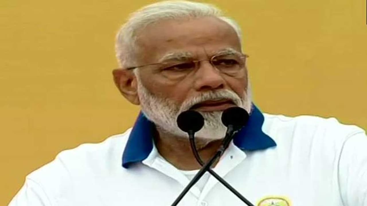 ರಾಂಚಿಯಲ್ಲಿ ಪ್ರಧಾನಿ ನರೇಂದ್ರ ಮೋದಿ ಯೋಗ