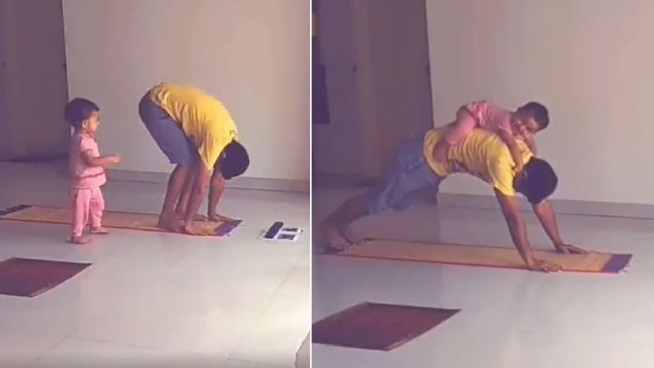 യോഗയല്ല, ഇതാണ് യോഗം; പൊട്ടിച്ചിരിപ്പിക്കുന്ന ഒരു വീഡിയോ...