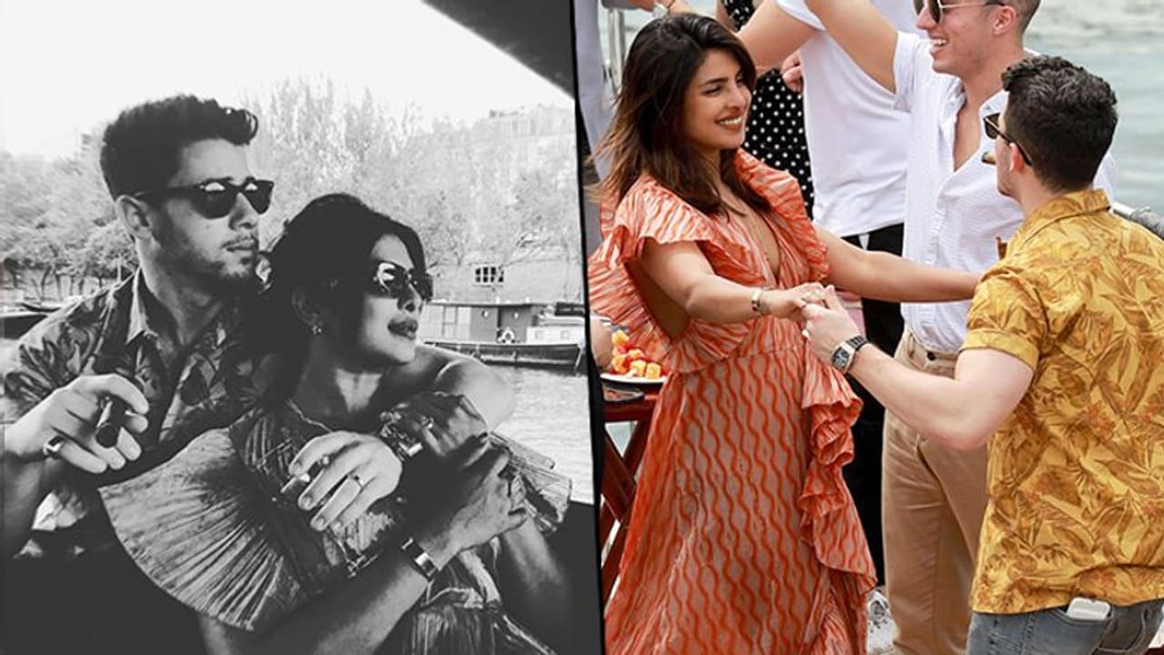 Priyanka Chopra, Nick Jonas painting Paris red (Pictures)