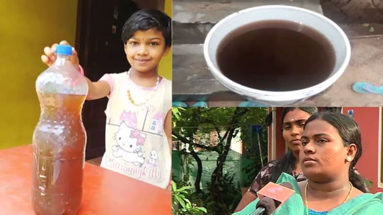 കോഴിക്കോട് നഗരത്തില് വാട്ടര് അതോറിറ്റി വിതരണം ചെയ്യുന്നത് 'കളര്വെളളം' കോഴിക്കോട് നഗരത്തില് വാട്ടര് അതോറിറ്റി വിതരണം ചെയ്യുന്നത് 'കളര്വെളളം'