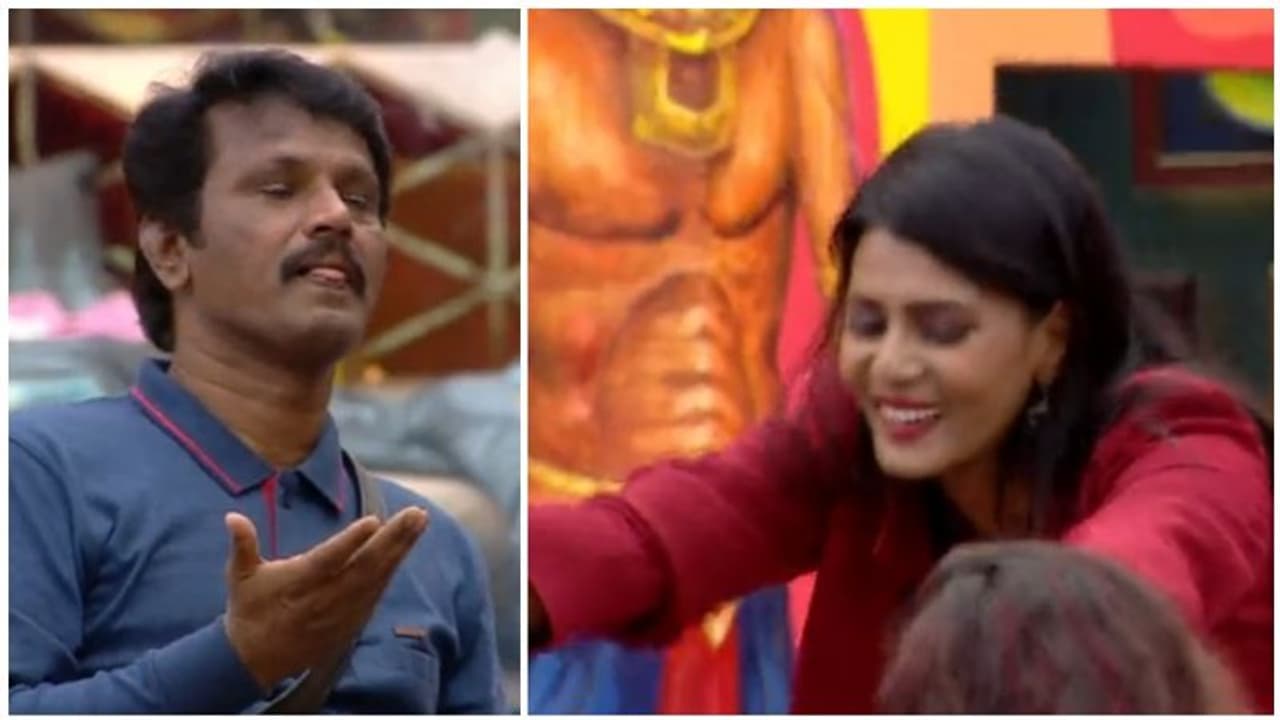 அது கமல் சொல்லல... சினேகன்..! கட்டிப்பிடிக்க சென்ற மீராவுக்கு பல்பு கொடுத்த சேரன்..! அது கமல் சொல்லல... சினேகன்..! கட்டிப்பிடிக்க சென்ற மீராவுக்கு பல்பு கொடுத்த சேரன்..!