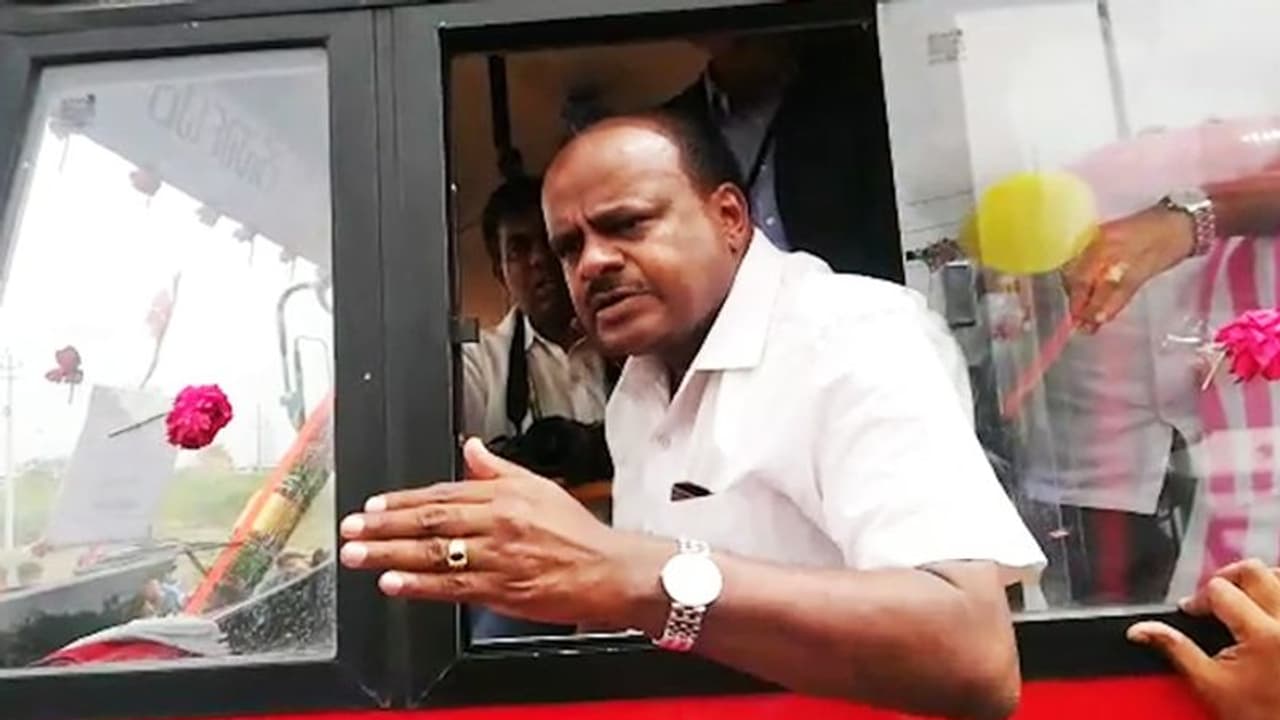 Kumaraswamy’s ‘you vote for Modi’ rant at protestors: BJP condemns Karnataka CM’s behaviour Kumaraswamy’s ‘you vote for Modi’ rant at protestors: BJP condemns Karnataka CM’s behaviour