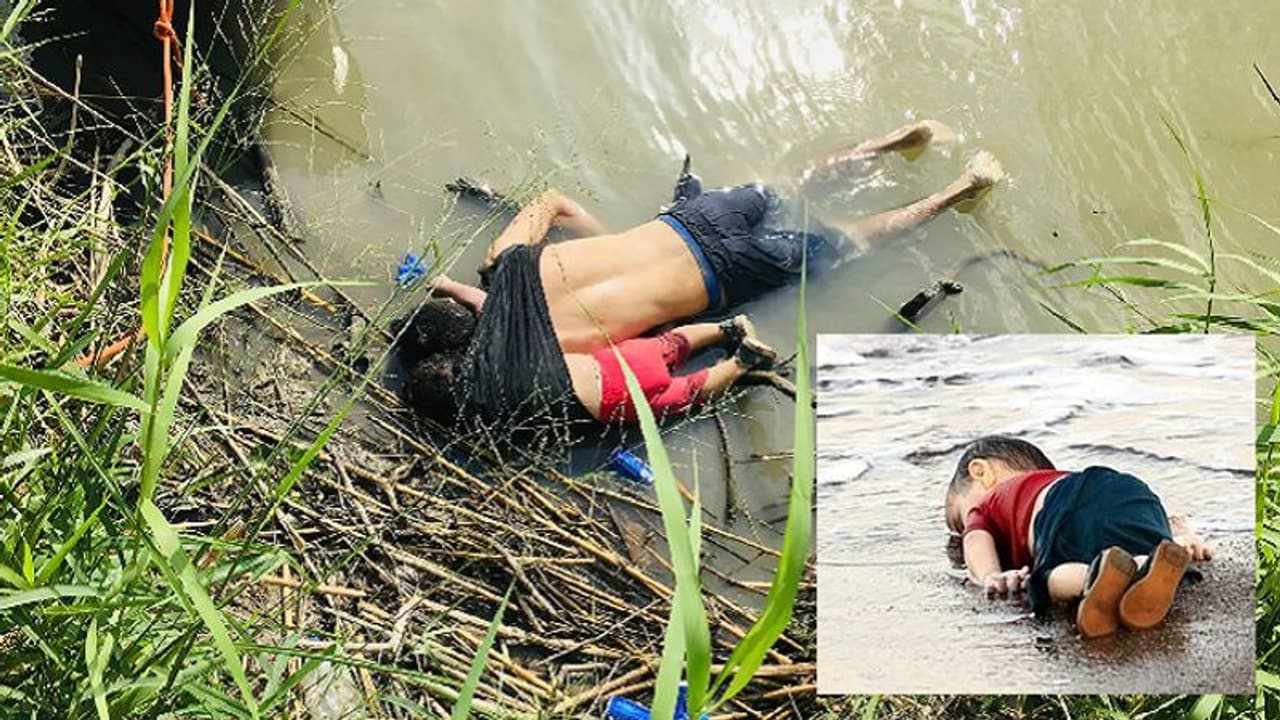 ಅಮೆರಿಕಾಗೆ ನುಸುಳುವ ವೇಳೆ ತಂದೆ, ಮಗಳ ಸಾವು!: ಫೋಟೋ ವೈರಲ್ ಅಮೆರಿಕಾಗೆ ನುಸುಳುವ ವೇಳೆ ತಂದೆ, ಮಗಳ ಸಾವು!: ಫೋಟೋ ವೈರಲ್