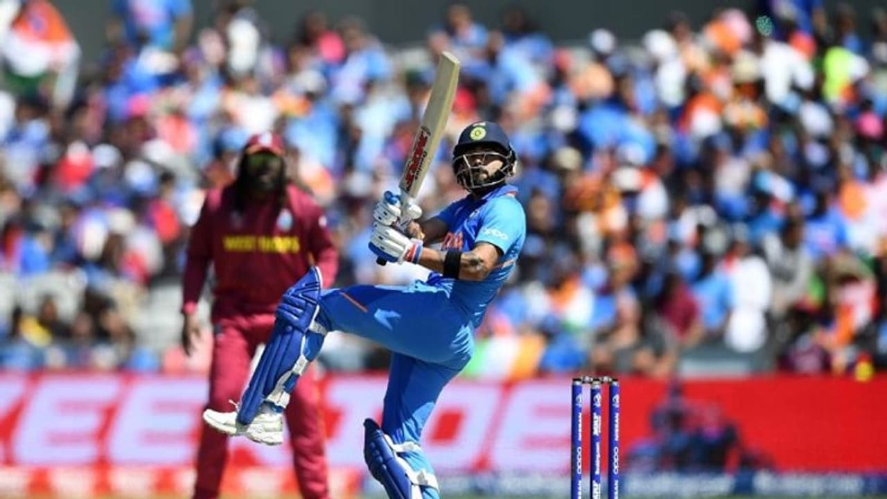 ವಿಶ್ವಕಪ್ 2019: ವೆಸ್ಟ್ ಇಂಡೀಸ್ಗೆ 269 ರನ್ ಟಾರ್ಗೆಟ್ ನೀಡಿದ ಭಾರತ! ವಿಶ್ವಕಪ್ 2019: ವೆಸ್ಟ್ ಇಂಡೀಸ್ಗೆ 269 ರನ್ ಟಾರ್ಗೆಟ್ ನೀಡಿದ ಭಾರತ!