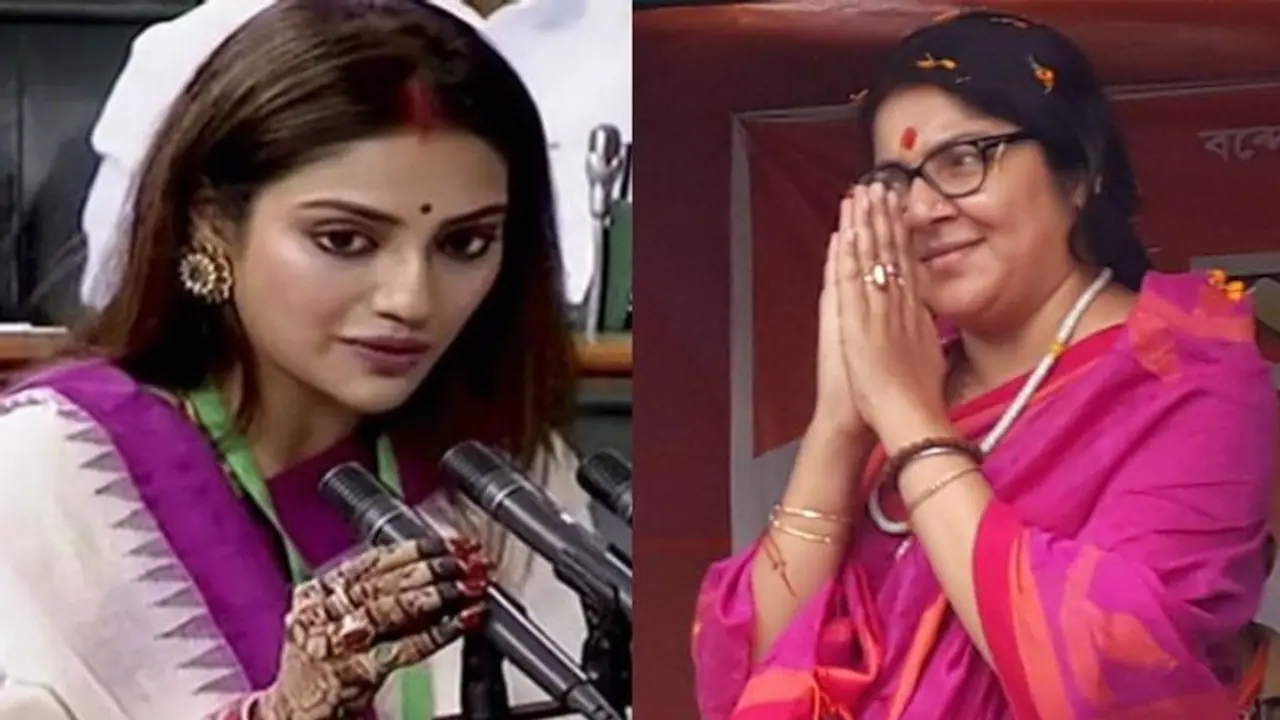 নুসরতের সিঁদুর চূড়ায় ফতোয়া! পাশে দাঁড়িয়ে কী বার্তা দিলেন লকেট নুসরতের সিঁদুর চূড়ায় ফতোয়া! পাশে দাঁড়িয়ে কী বার্তা দিলেন লকেট