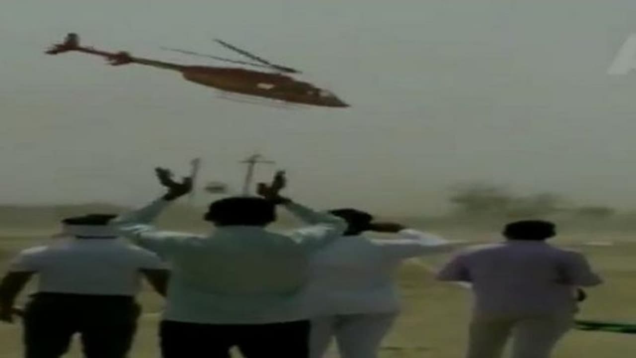 ಗಾಳಿಯಲ್ಲಿ ಗಿರ ಗಿರನೇ ಗಿರಕಿ ಹೊಡೆದ ಕಾಪ್ಟರ್: ಬಿಜೆಪಿ MP ಪ್ರಾಣಾಪಾಯದಿಂದ ಪಾರು