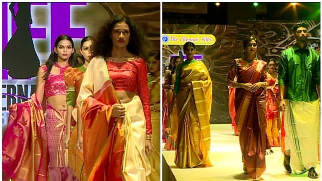 പാരമ്പര്യത്തനിമയിൽ അൽപം ആധുനികതയും...; ശ്രദ്ധേയമായി 'ക്യുറേറ്റര്' ഫാഷൻ ഷോ പാരമ്പര്യത്തനിമയിൽ അൽപം ആധുനികതയും...; ശ്രദ്ധേയമായി 'ക്യുറേറ്റര്' ഫാഷൻ ഷോ