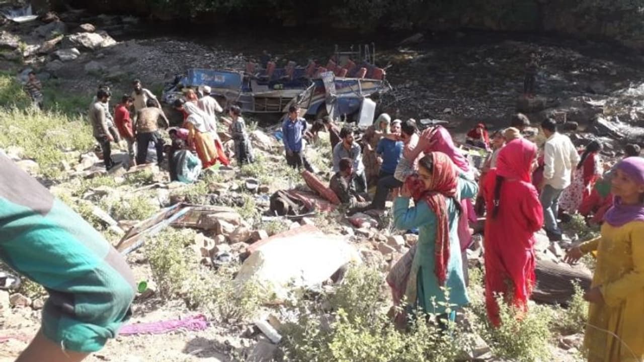 Jammu and Kashmir: 33 killed as bus rolls down into gorge in Kishtwar