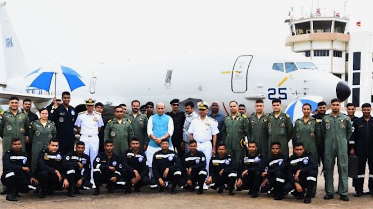 Defence minister Rajnath Singh visits INS Shivalik, INS Sindhukirti in Visakhapatnam