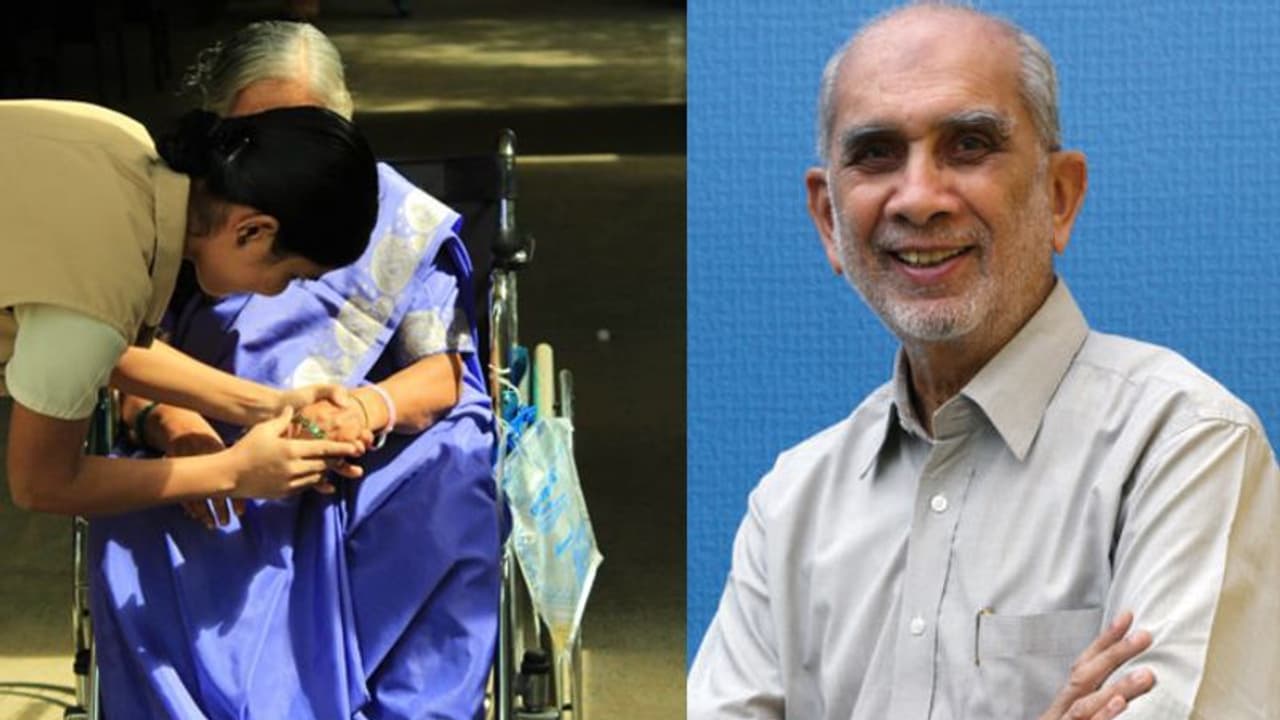 രോഗികള്‍ക്ക് താങ്ങും തണലുമായി ഒരാള്‍; വയസ്സായവരേയും രോഗികളേയും അകറ്റിനിര്‍ത്തുന്നവര്‍ കാണണം